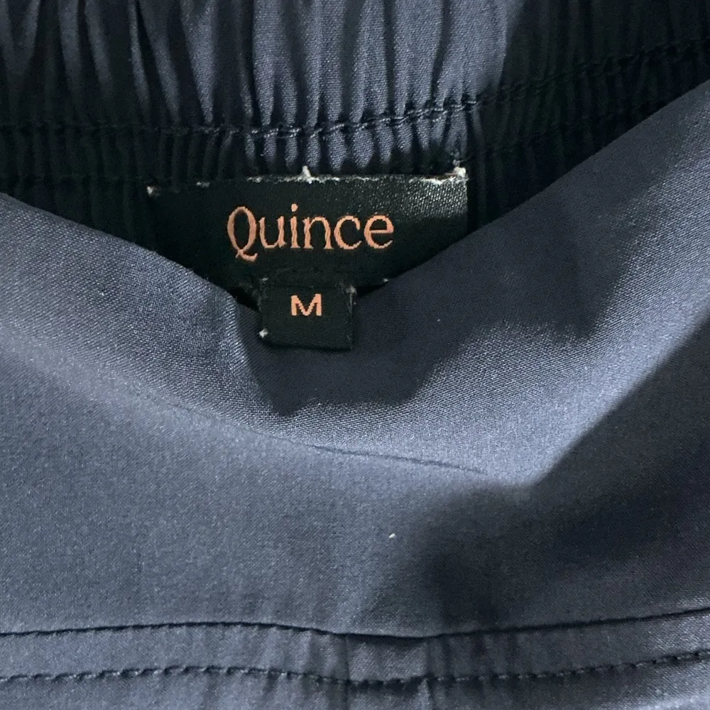 Quince Deep Blue Wide-Leg Pants A0333 - Image 3