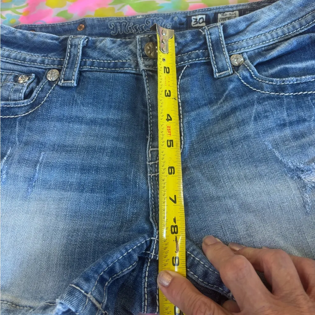 Miss Me Vintage Mid Rise Easy Shorts - Image 13