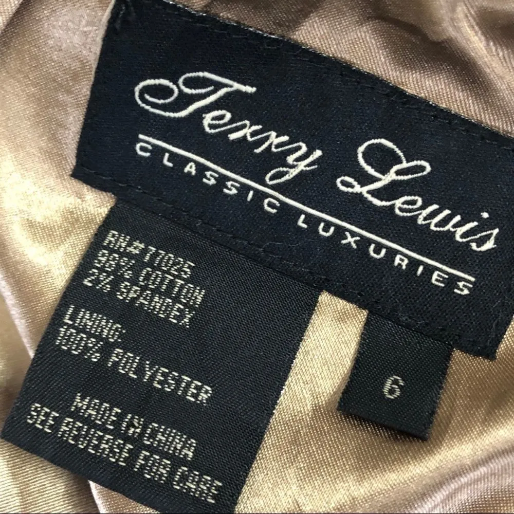 Terry Lewis Vintage Leopard Pencil Skirt - Image 5