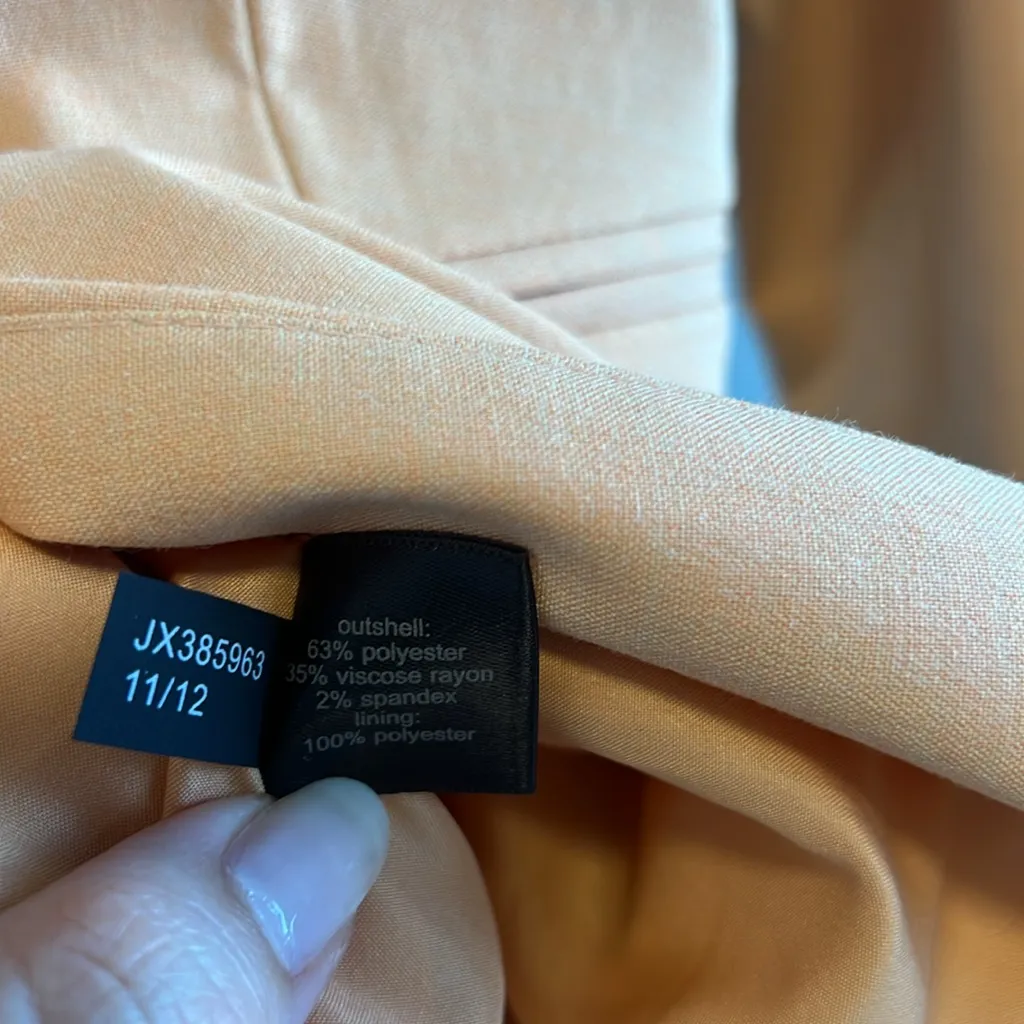 NWT The Limited Peach Suit Blazer Jacket, Small - Image 5