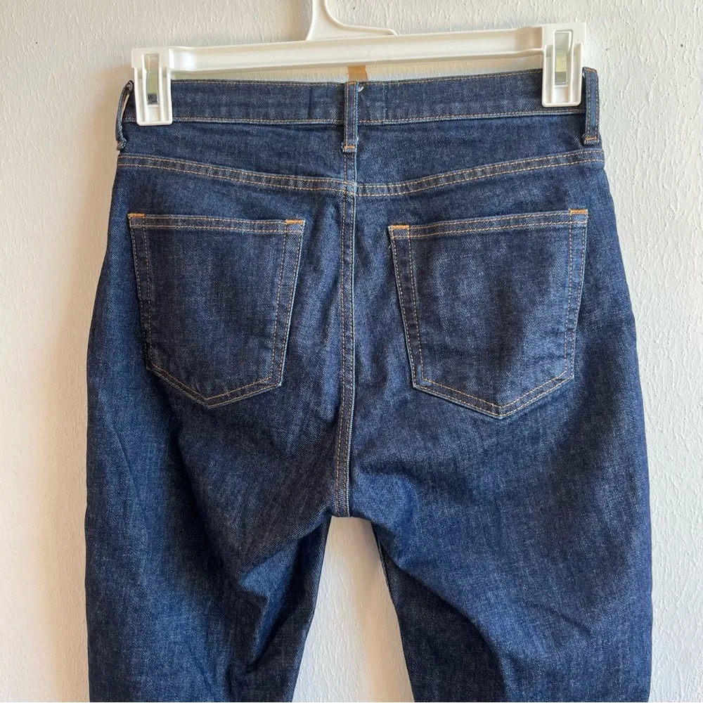 Everlane Jeans Deep Indigo Mid Rise Ankle Skinny Denim Jeans Sz 28 GUC Dark Wash - Image 8