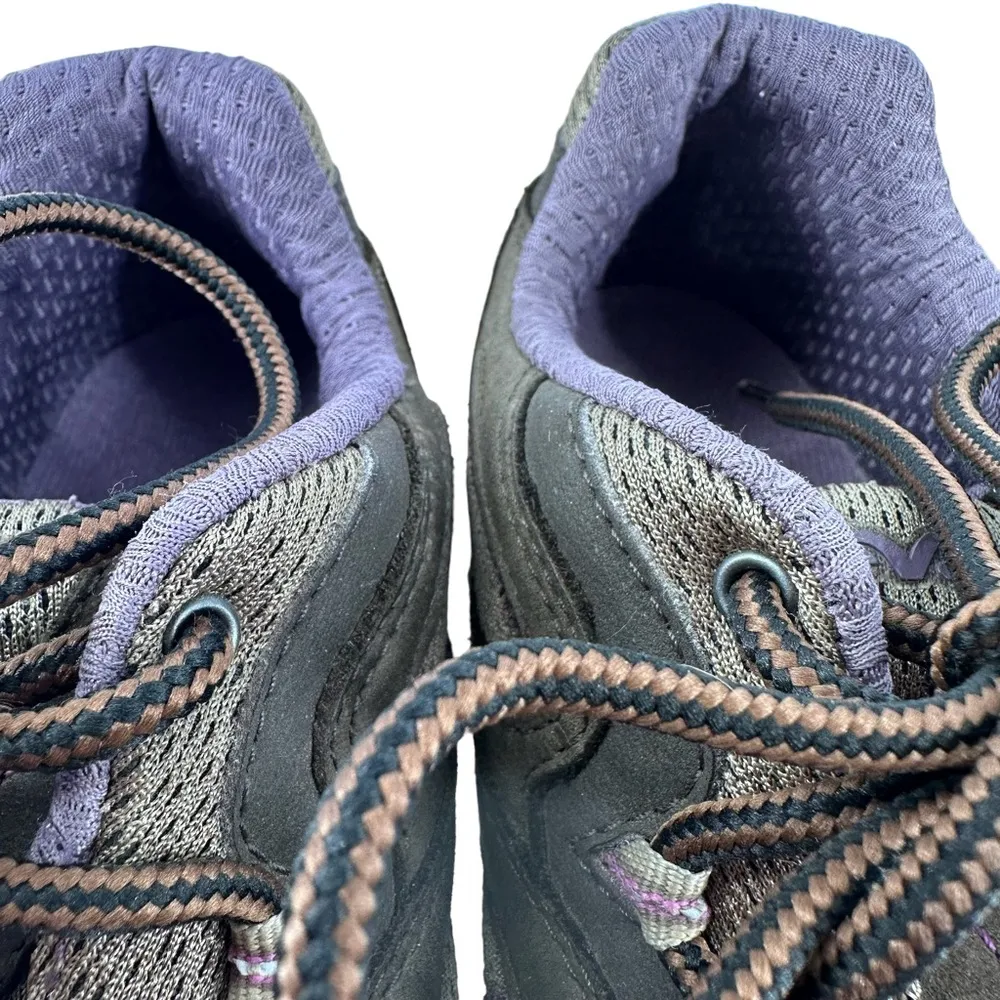 Teva  4050 Women’s Size 7 Hiking Trail Walking Shoes Taupe & Purple - Image 7