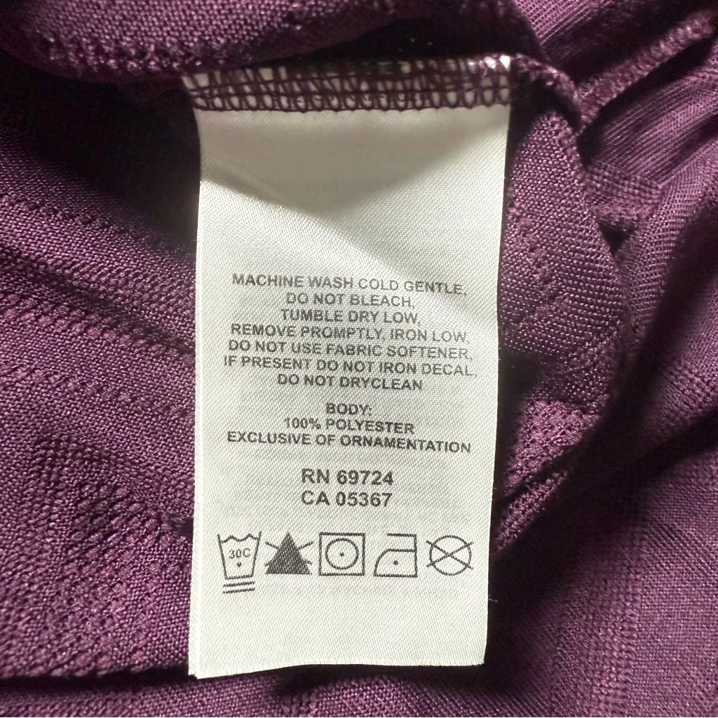 Mountain Hardwear Hooded V Neck Top Purple Large Women’s - Image 7