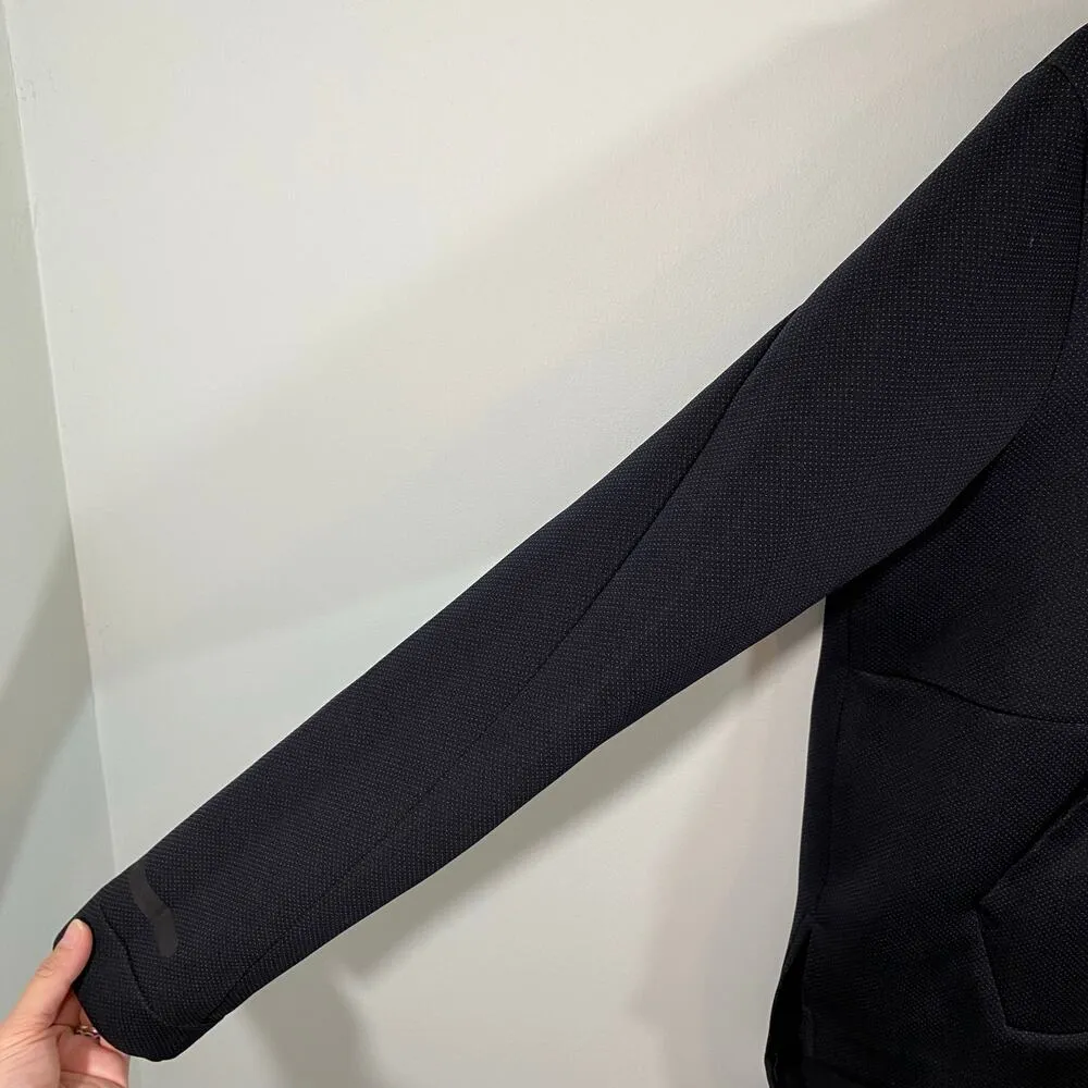 Under Armour  Unstoppable Move Black Micro Dots Mock Neck Sweatshirt Size M - Image 5