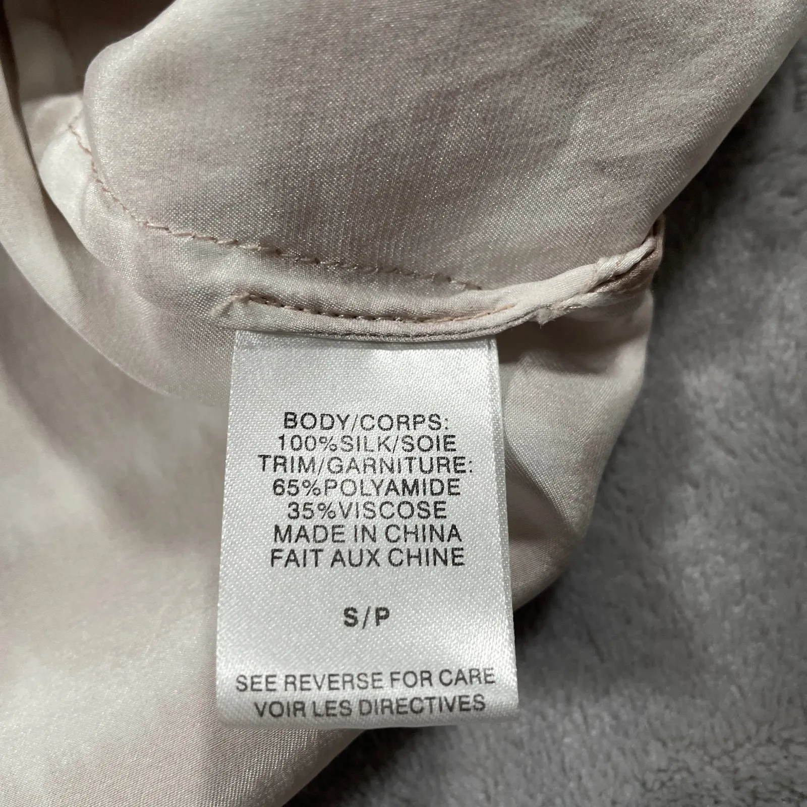 Cami NYC Silk Camisole Womens Small Lace Beige Luxury Boho Feminine Romantic - Image 4