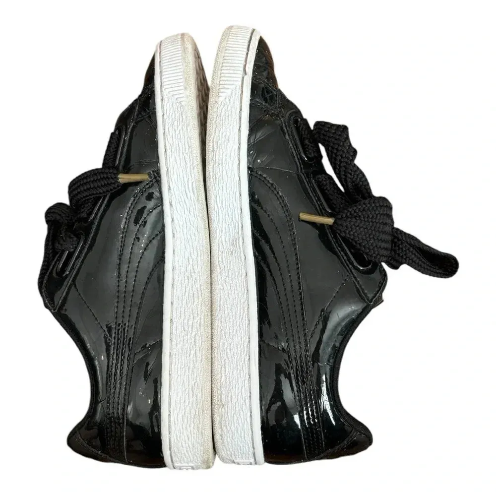 Puma Basket Patent Leather Sneakers Women’s Size 8.5 - Image 4