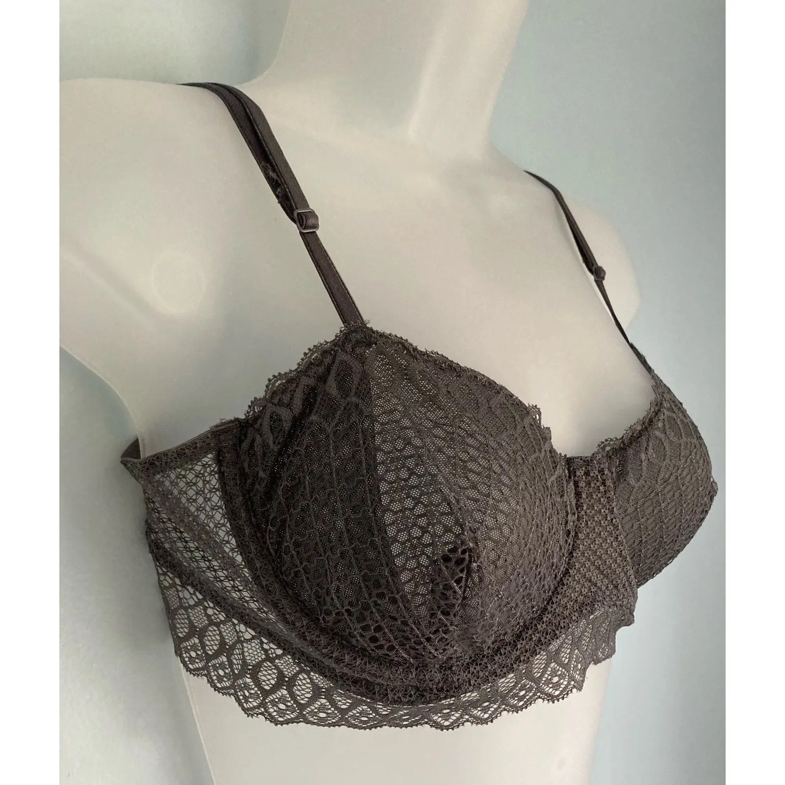 Candies Unlined Bra 36B Gray Size undefined - Image 2