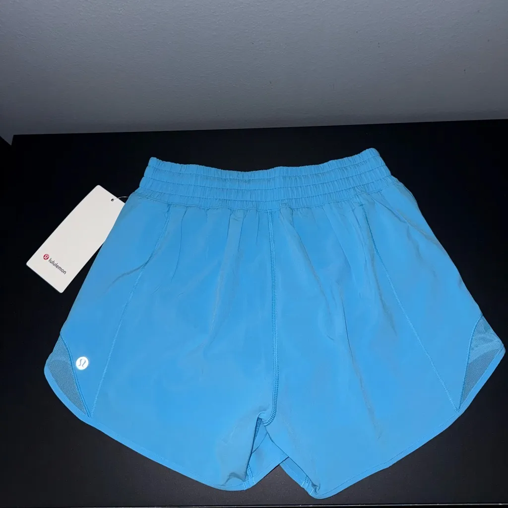 Hotty Hot High-Rise Lined Short 4" - Kayak Blue Light - Image 10
