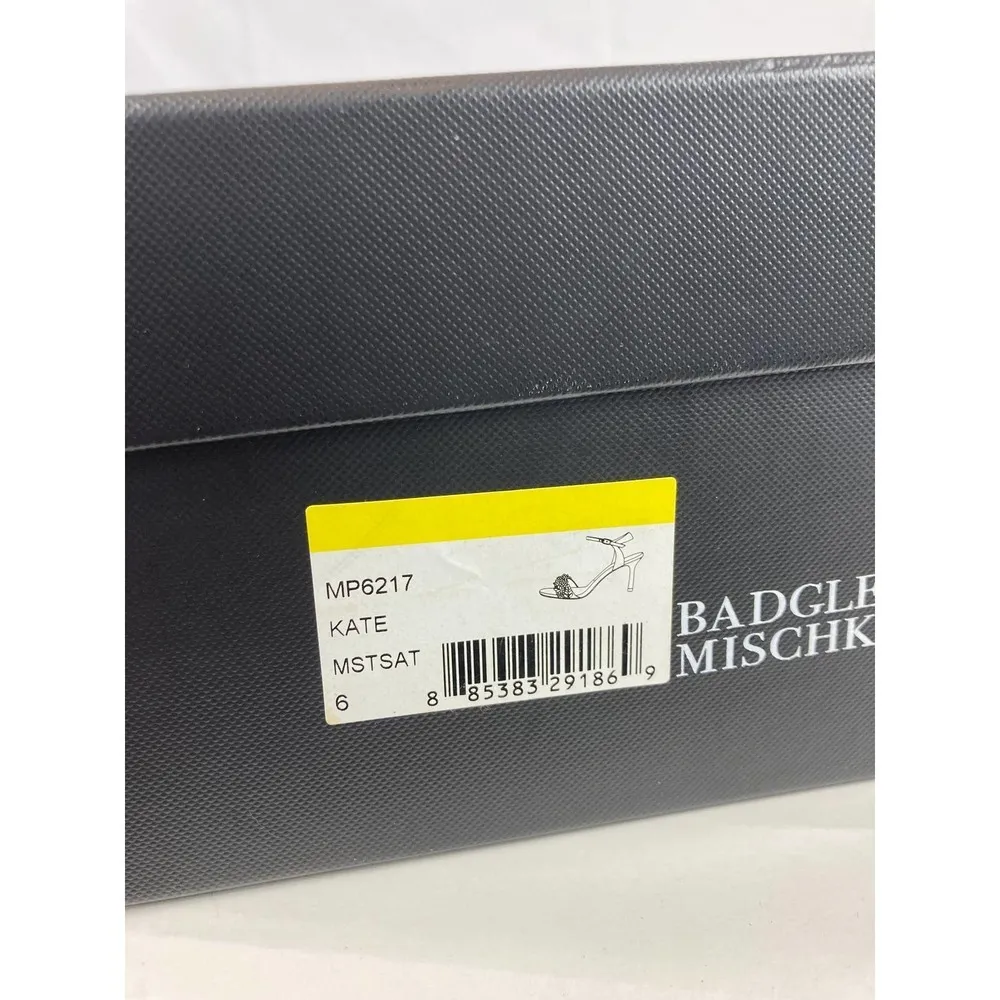 Badgley Mischka Kate Embellished Blue Heels Size 6 - Image 14