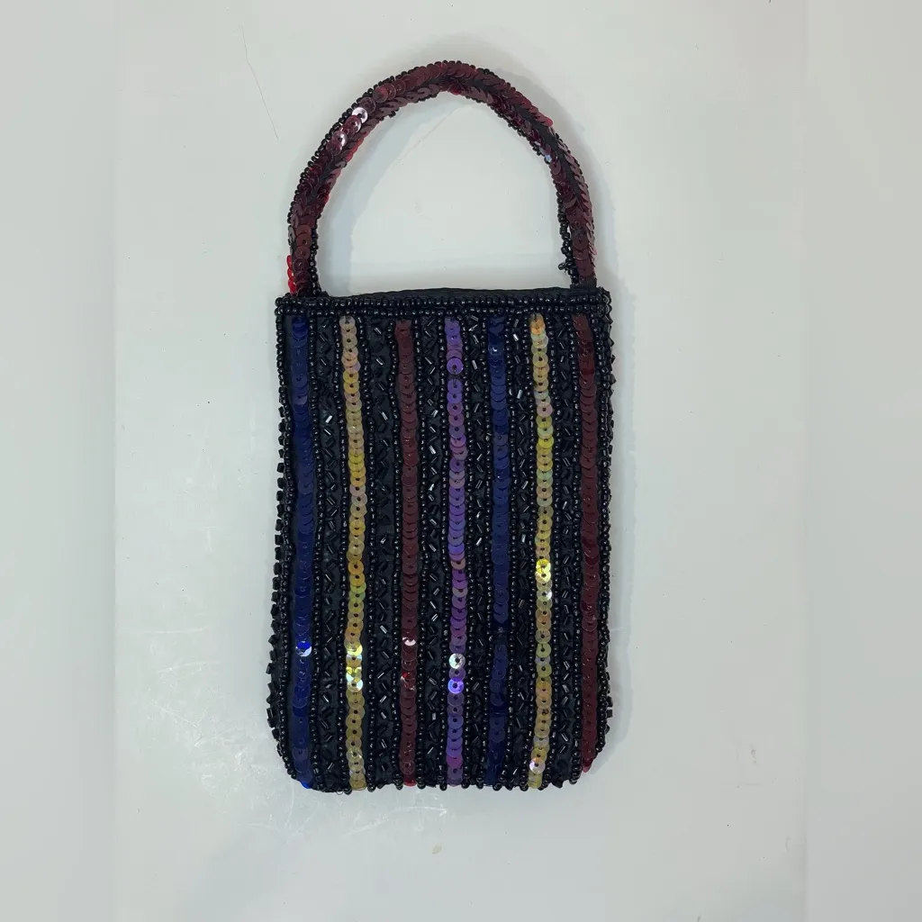 Elegant Multicolor Y2K Sequin Beaded Women's Case for‎ Cellphones Black - Image 4