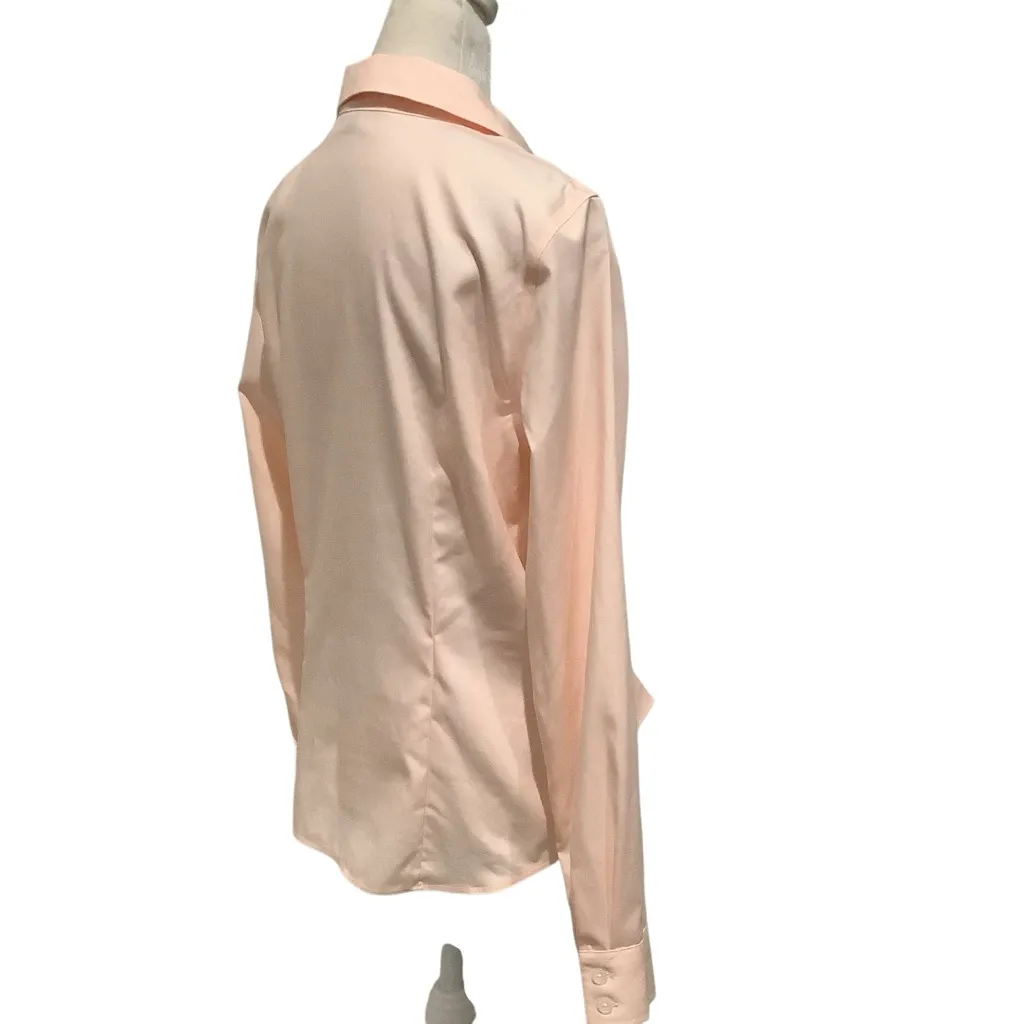 Jones New York Nordstrom Signature Simi Fitted Light Peach Blouse BRAND NEW - Image 7