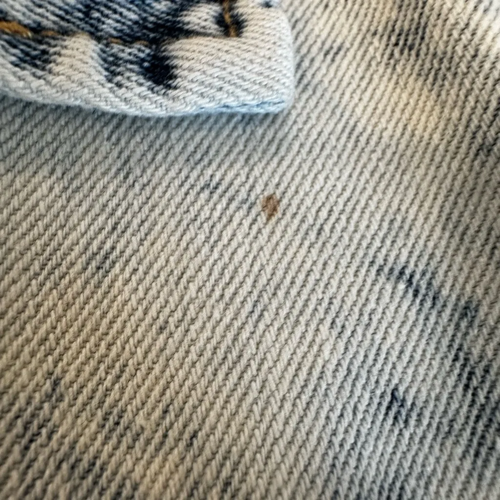 VTG ChiQle Y2K Acid Wash. Stone Wash. Denim Vest. Button Up Sleeveless Collared Blue Size M - Image 14