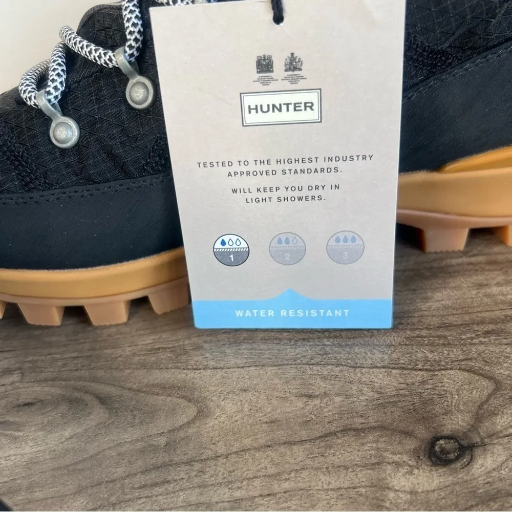 HUNTER Women's Black Travel Explorer Boot Size 10 #B1329 - Image 7