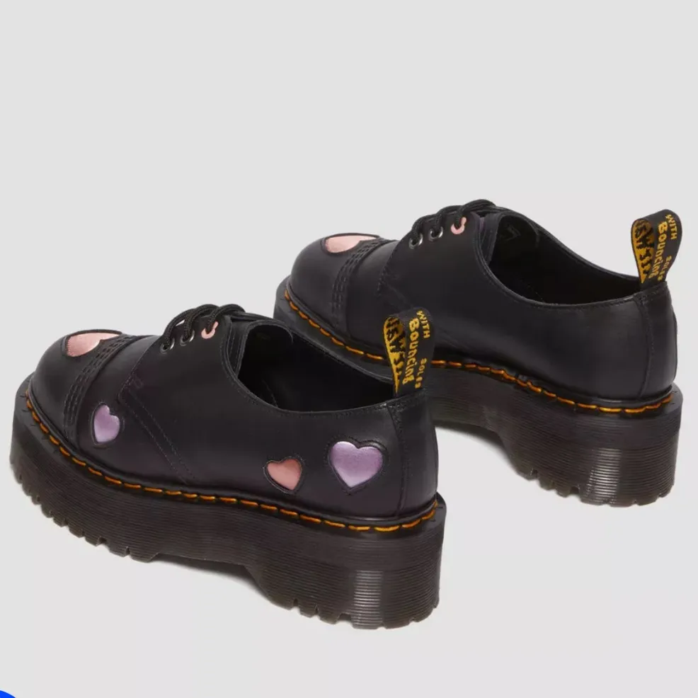 Dr. Martens  1461 Quad Heart Platform Derby Size‎ US 9 - Image 2