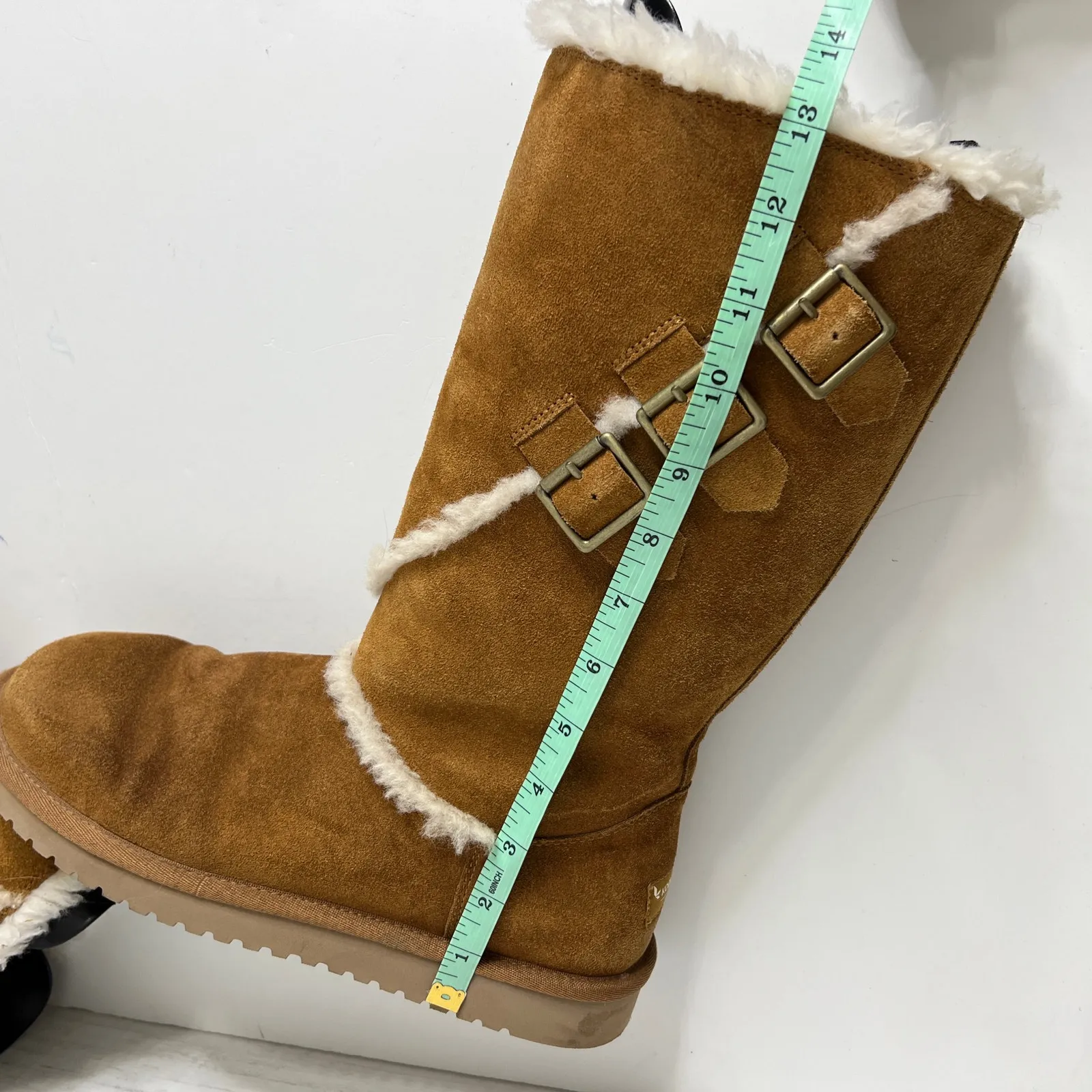 Koolaburra by UGG Women's Victoria Tall Bow Boot Shoe Size 10 Brown - Image 6