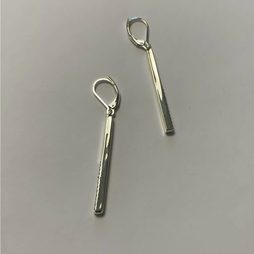 Elegant Silver Drop Dangling Earrings - Image 7