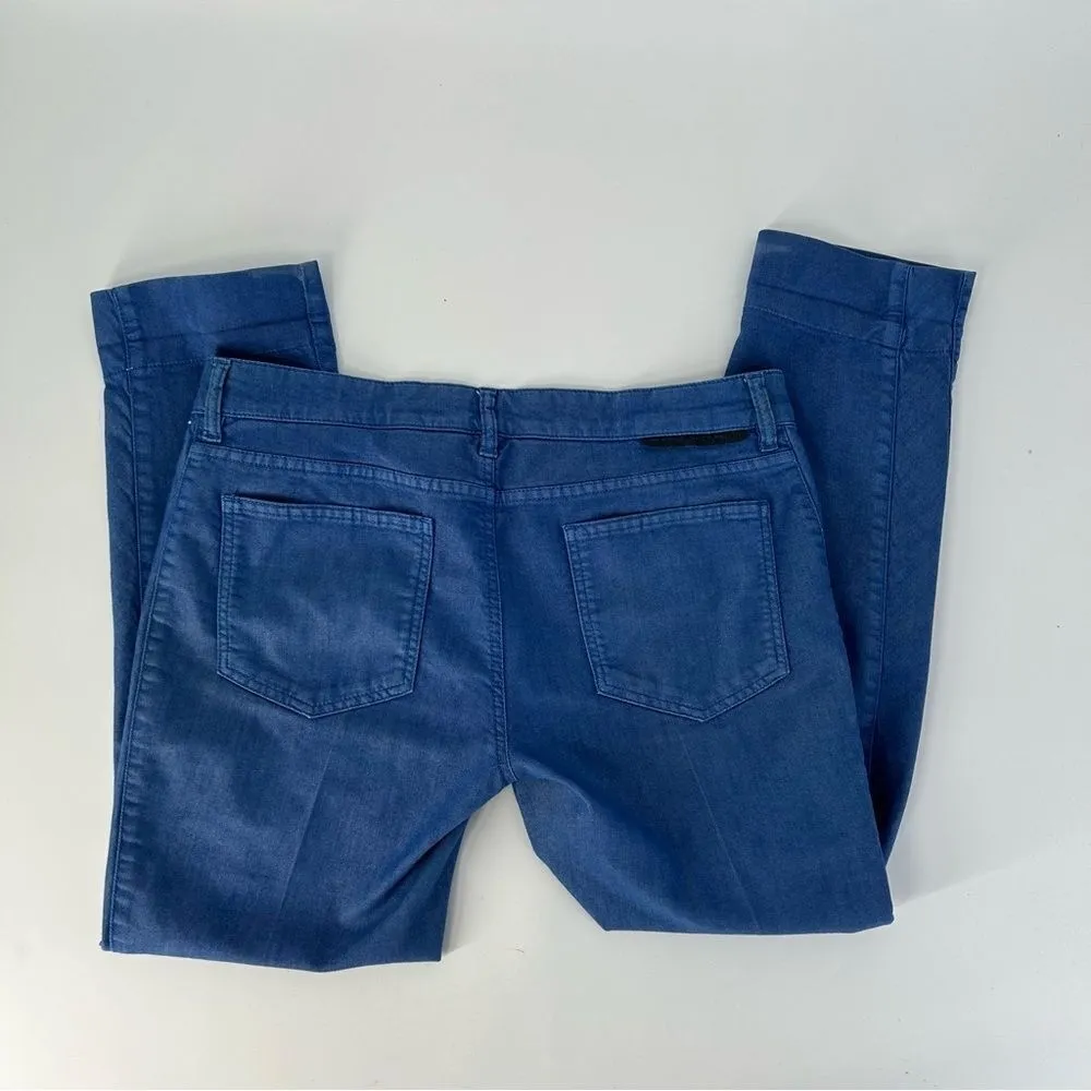 Stella McCartney Y2K low rise cerulean blue slim stretch ankle jeans, size 32 - Image 8