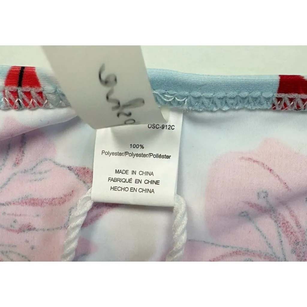 New Cupshe 2 Pc Bikini Swimsuit Womens Plus XXL Tropical Hawaiian Beach Resort - Image 6