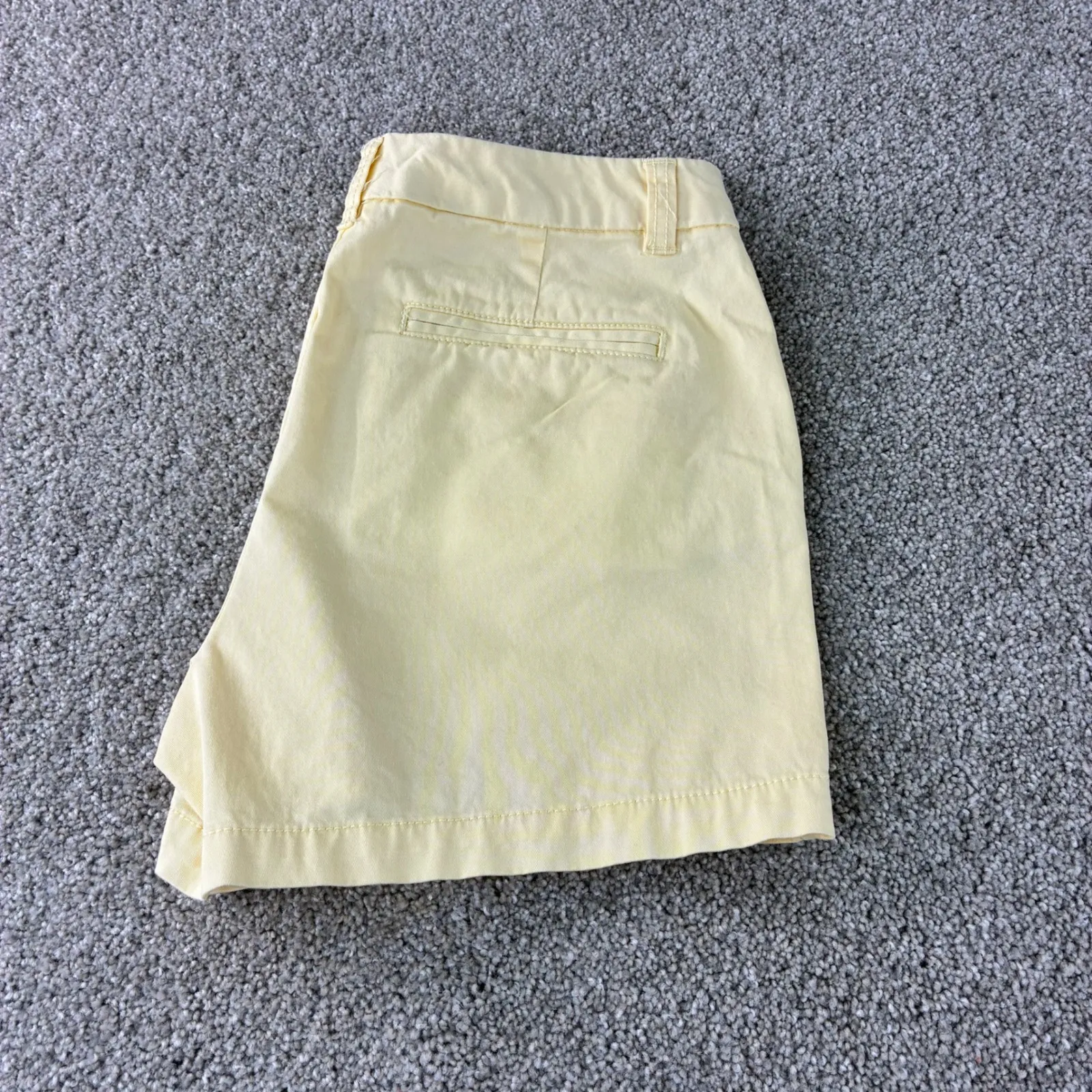 Maison Jules Womens Size‎ 4 Butter Yellow Casual Chino Shorts Cotton Blend - Image 9