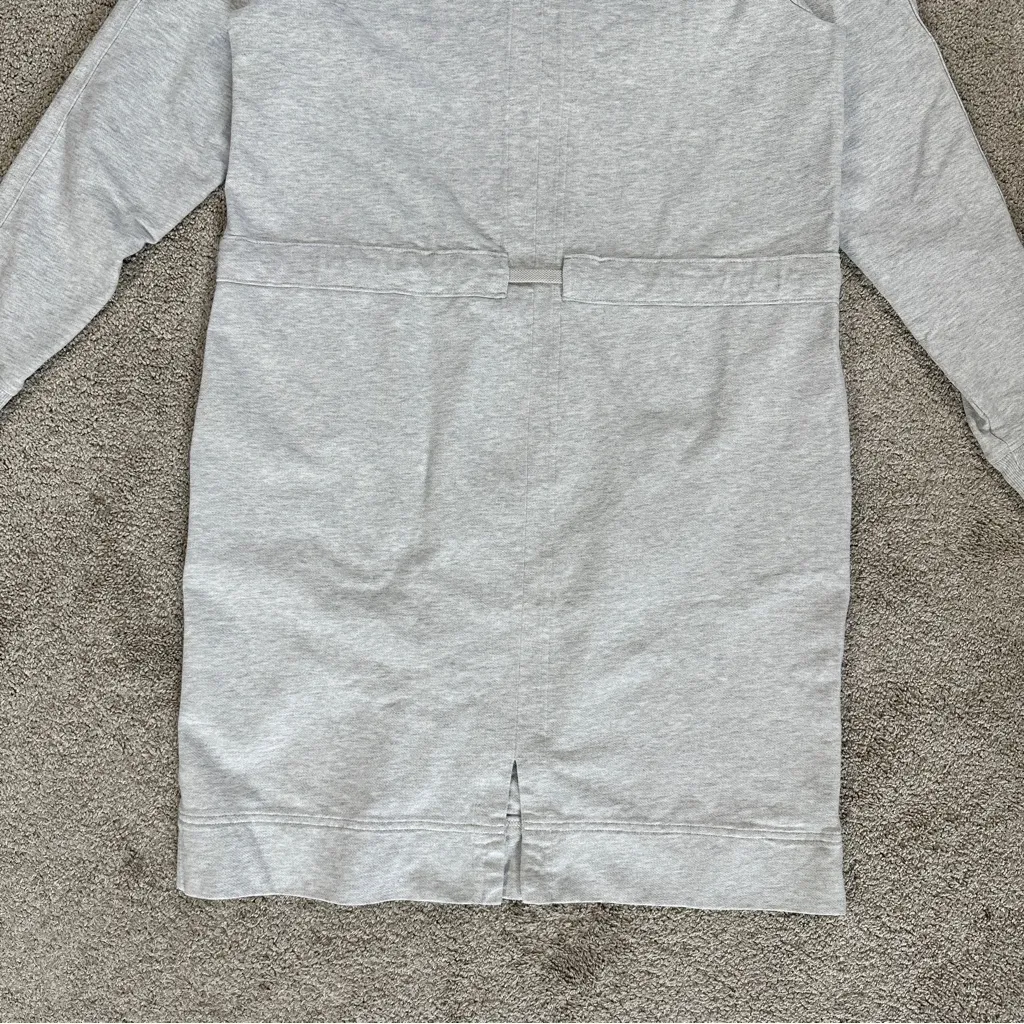 Athleta Women’s Farallon Heather Dress Longsleeve Drawstring in Heather Gray M - Image 10