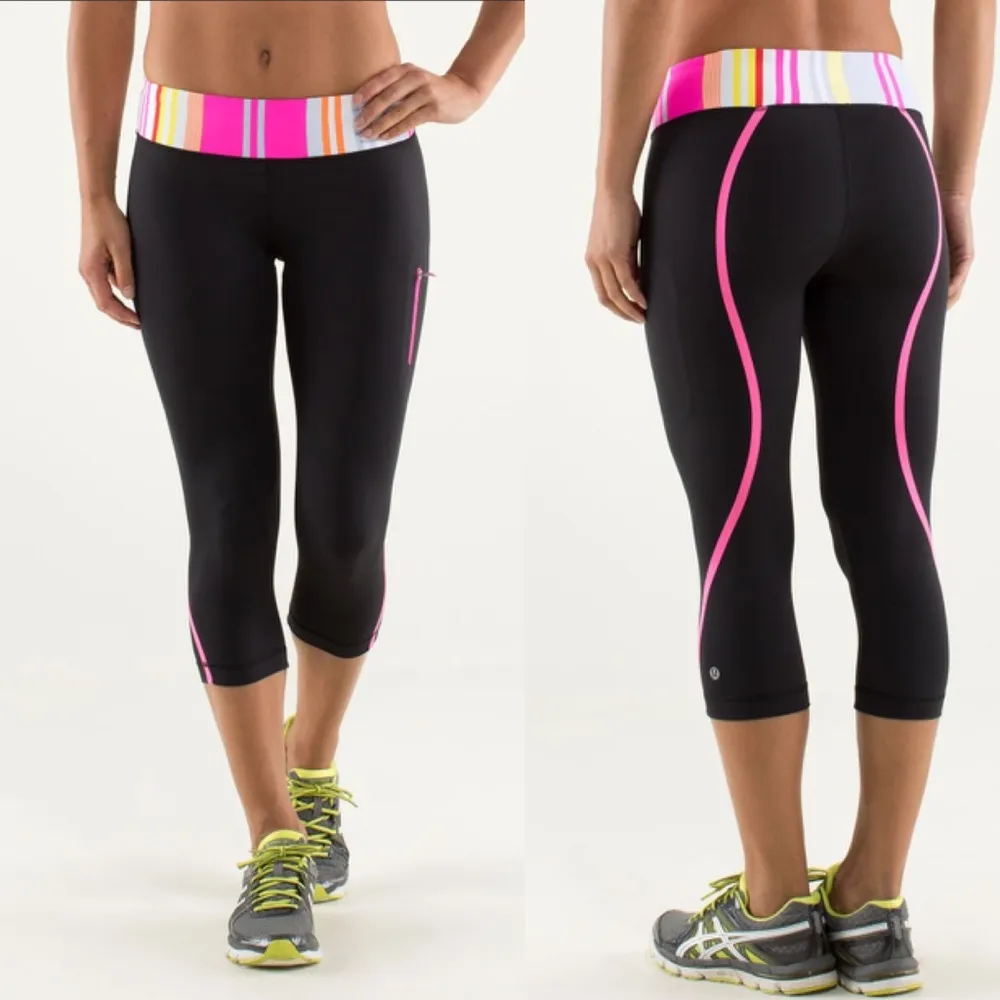 Lululemon Rare  Run: Track Attack Crop Pant 8 - Image 3