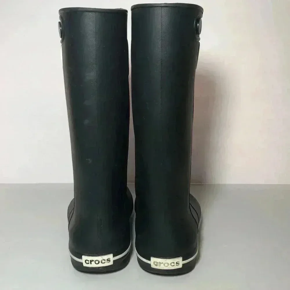 CROCS- Tall Crocband Jaunt Rain Boots - Image 6