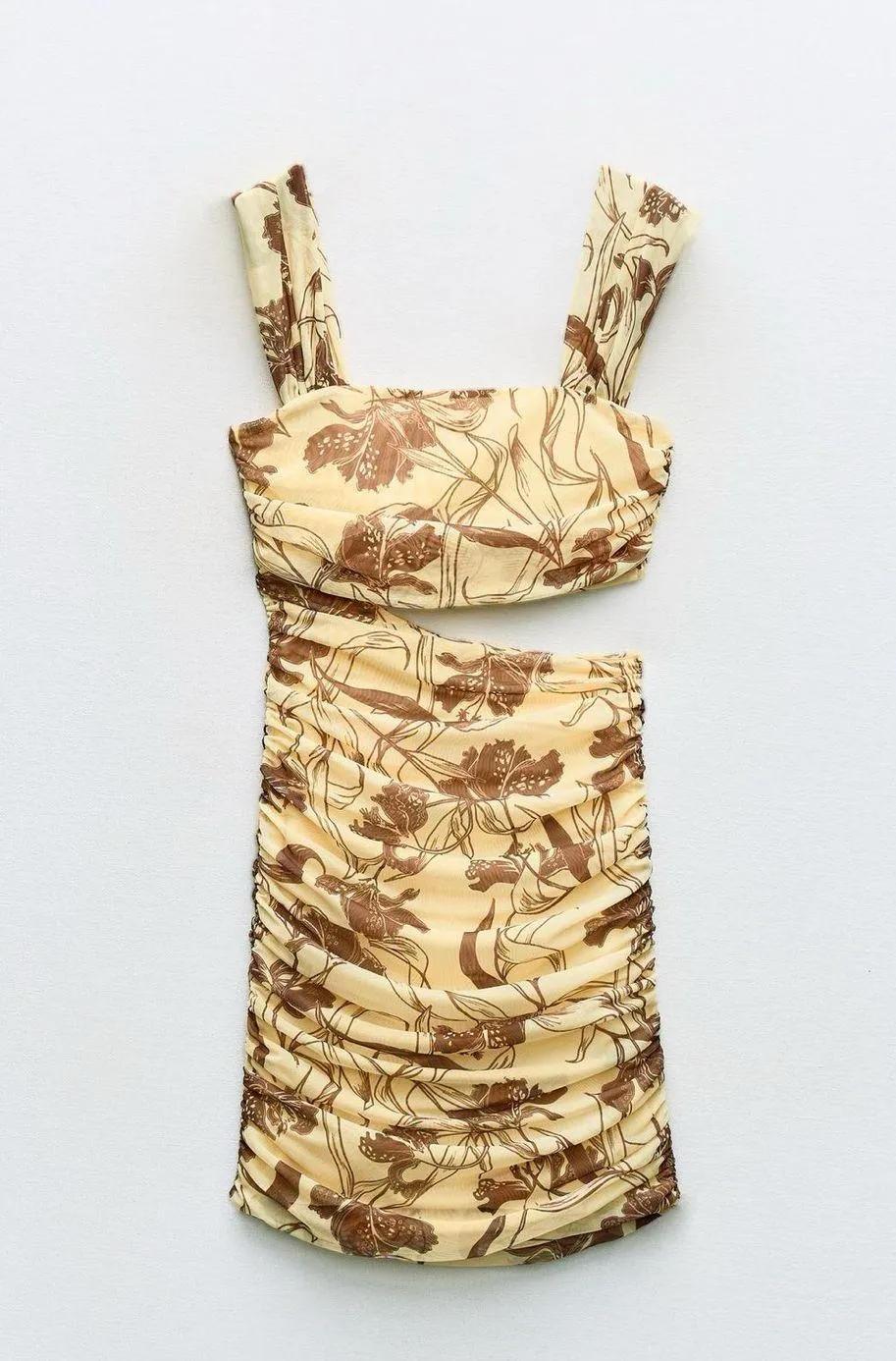 Cut Out Printed Tulle Dress - Image 5