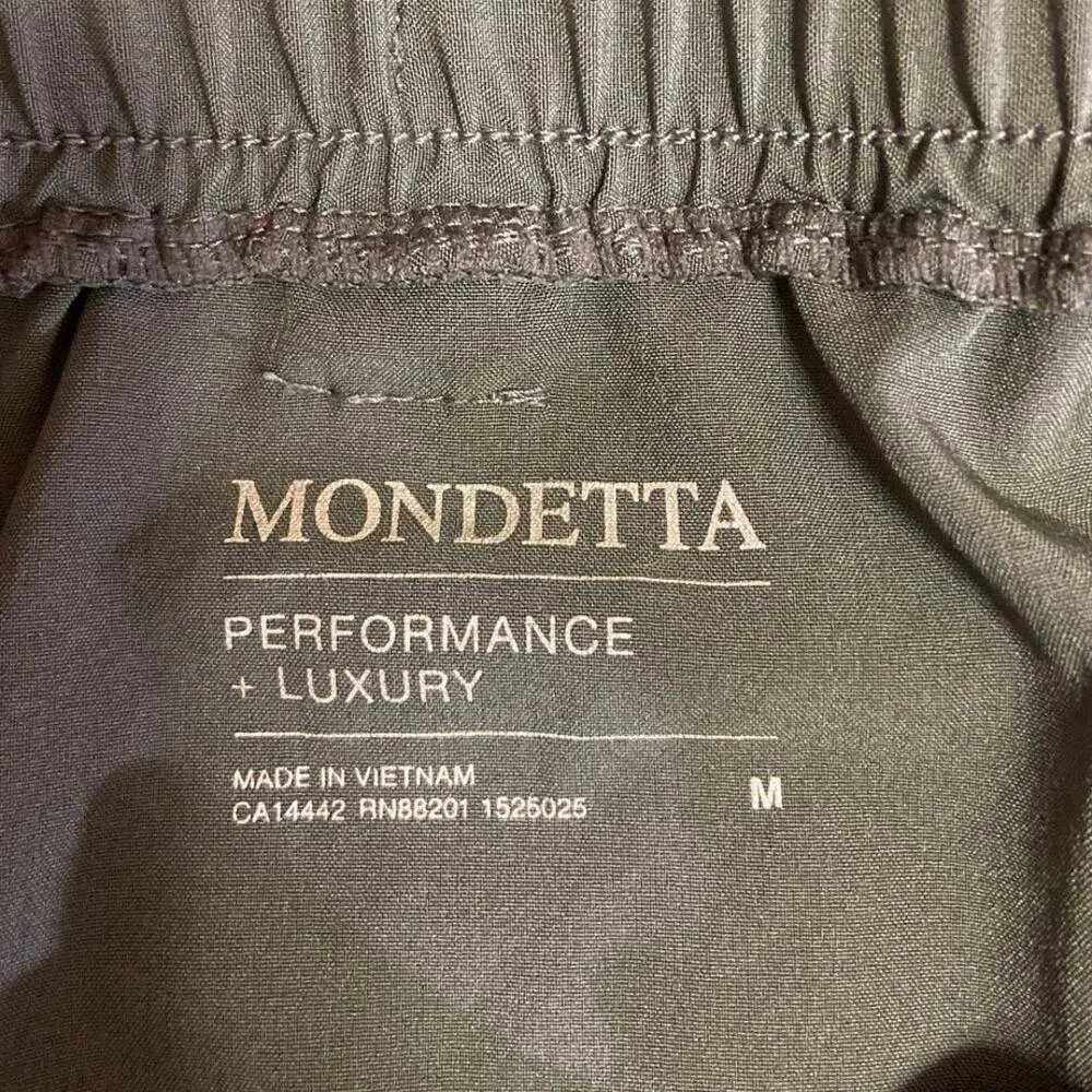 Mondetta Green Belted High Waisted Pockets Paperbag Pencil Mini Skirt Size M - Image 5