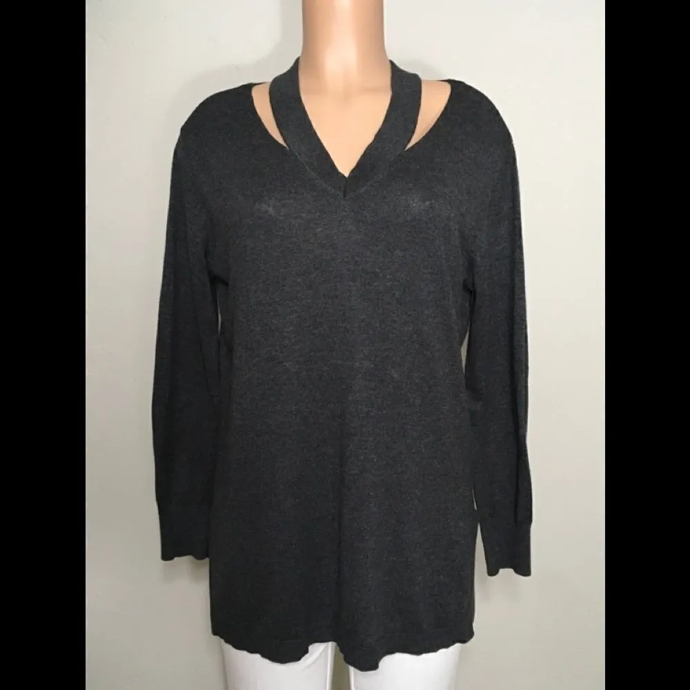 Heather gray oversized sweater. NWOT - Image 3