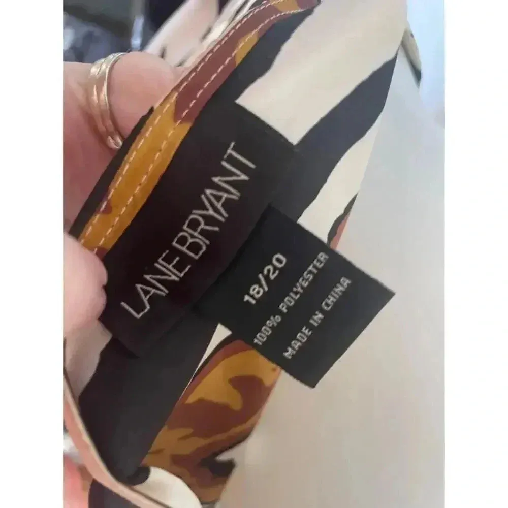 Women's Lane Bryant Zebra Print‎ Mini Silky Dress Size 18/20 GUC! - Image 7