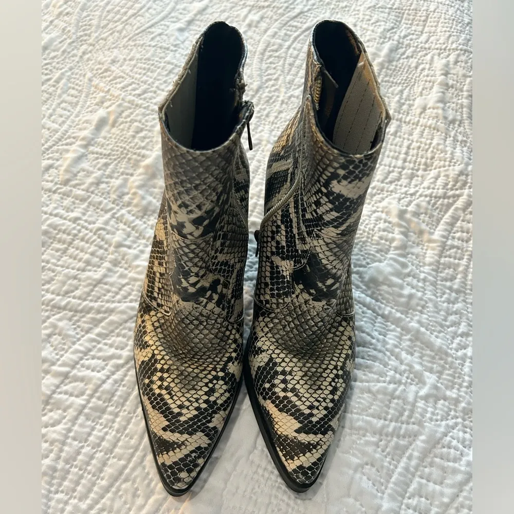 Blondo  Snakeskin Print Booties - Image 6