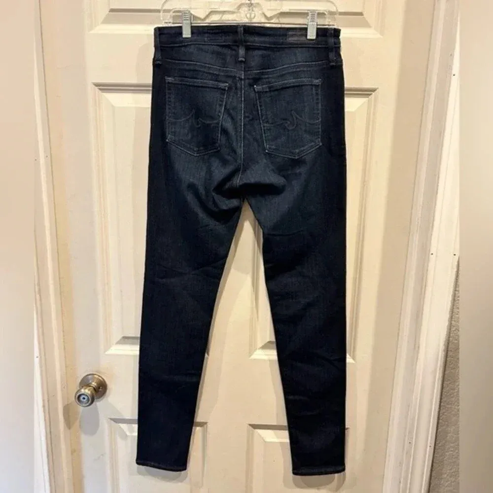 AG Adriano Goldschmied The Farrah Skinny High Rise Dark Wash Skinny‎ Jeans 28R - Image 4