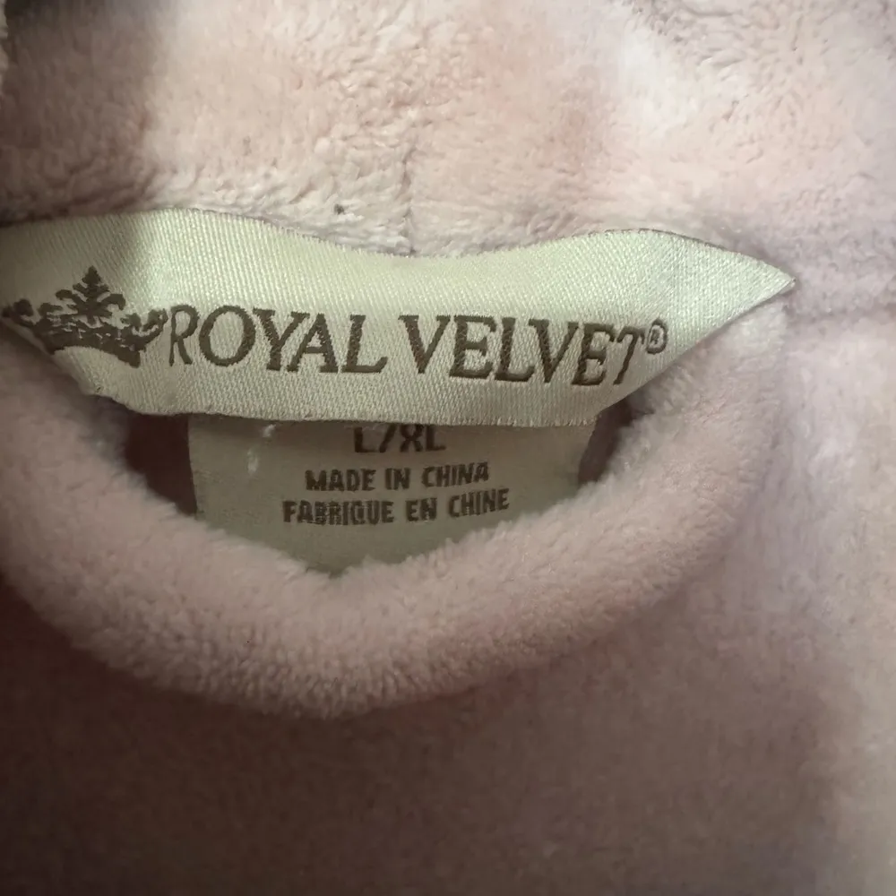 Robe pink heavy thick royal velvet L/XL Size L - Image 3