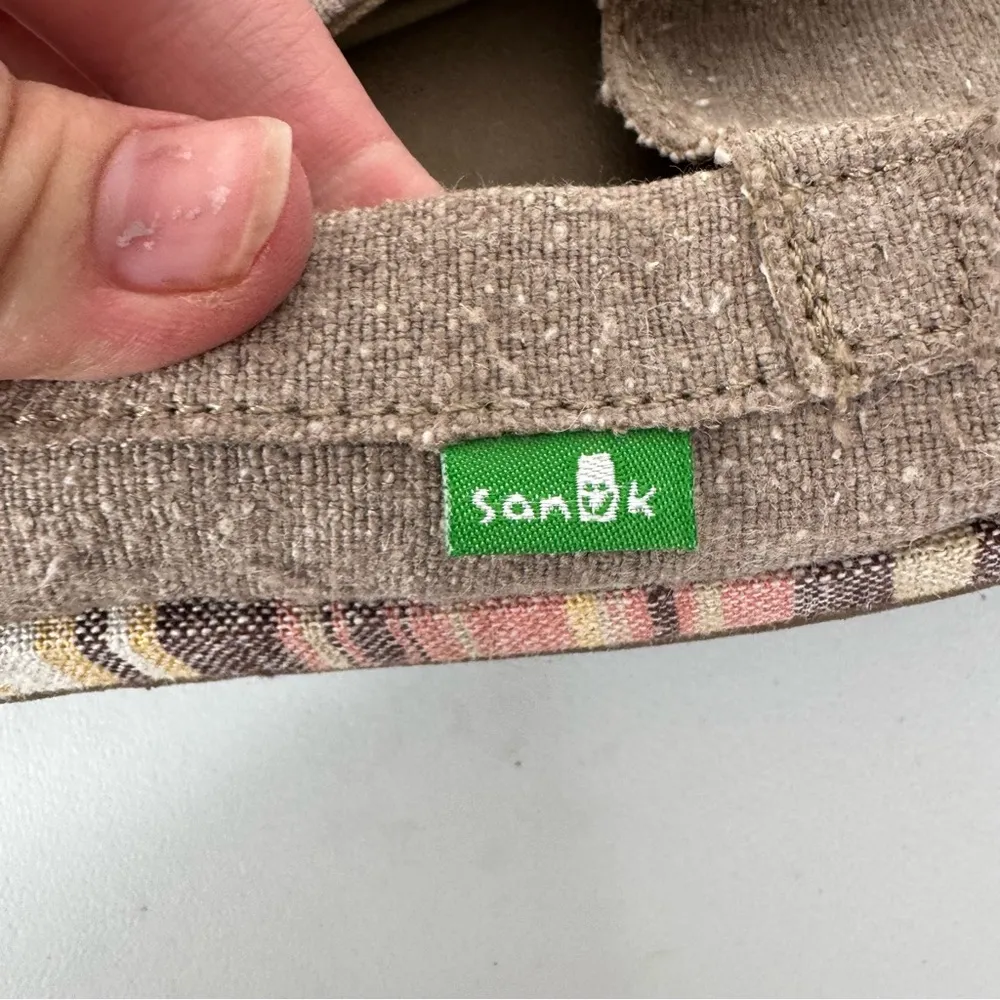 Sanuk Womens Tan Slip On Shoes Size 8 - Image 7