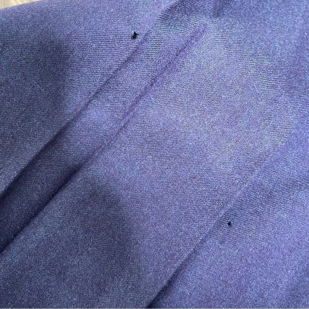 Vintage‎ Givenchy 100% Shearing Wool Long Pleated Button Purple Skirt Size 12 - Image 11