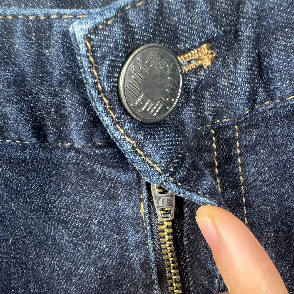 J.Jill Jeans Women 14 Stretch Plus Size Flare Leg Dark Wash Western Boho Concert - Image 4