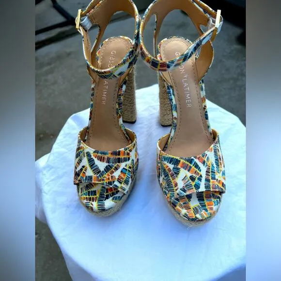 Gibson Latimer New  Open Toes Platform Heels size 7 - Image 2