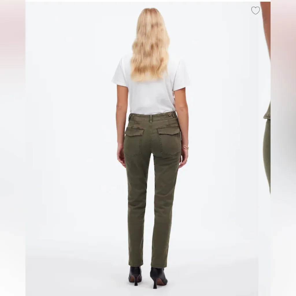 Madewell The Slim Straight Utility Pant in Garment Dye Size 28 - Image 2