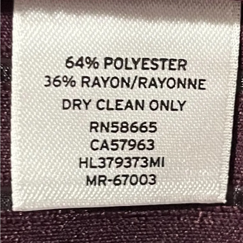 Chelsea28 burgundy Color
Stripe Wrap Blouse Size XS - Image 7