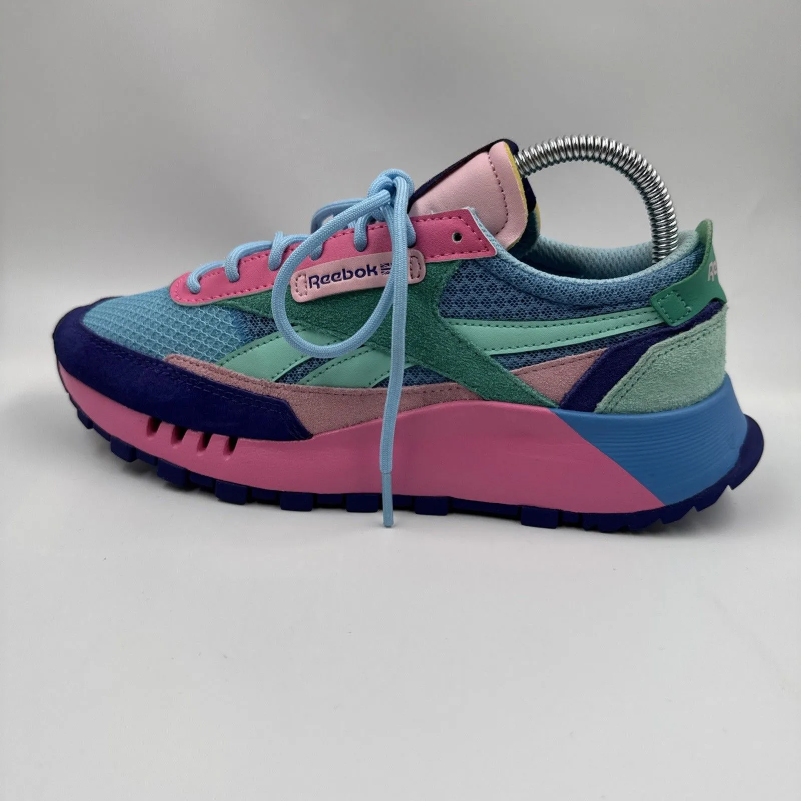 Reebok Classic Leather Legacy Sneakers Women’s Shoes Pink Blue Green Size 6.5 - Image 11