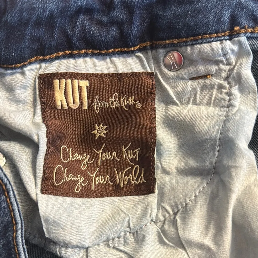 Kut from the Kloth Katy High Rise Ankle Straight Leg Dark Wash Jeans - Image 3