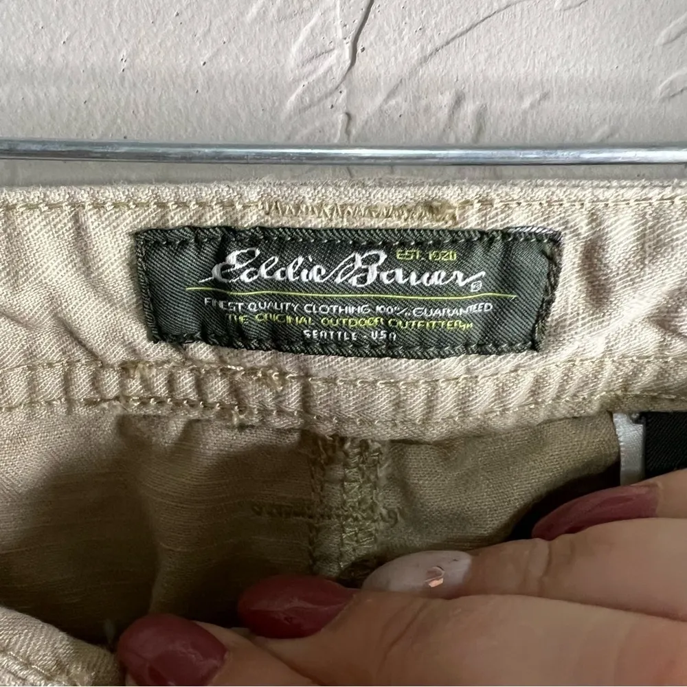 Eddie Bauer Tan Cargo Rip Stop Outdoor Pants - Image 6