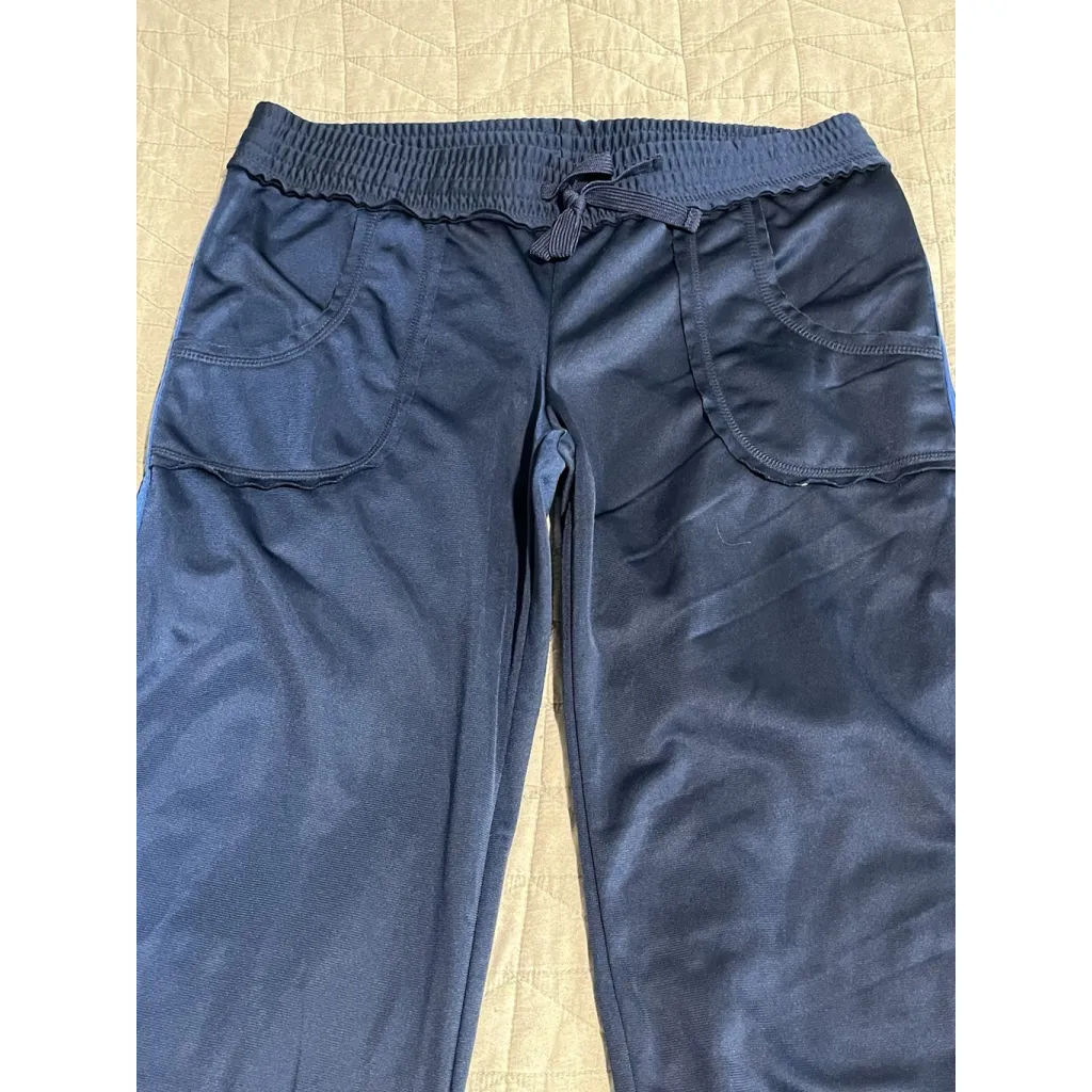 Next Era Couture Lounge Pants Womens Juniors M 7/9 Blue Track Pants Pockets Size undefined - Image 2