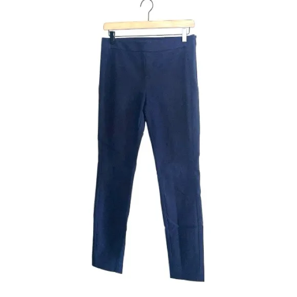 Tory‎ Burch Stacey Ponte Cropped Pants Navy Size 4 - Image 2