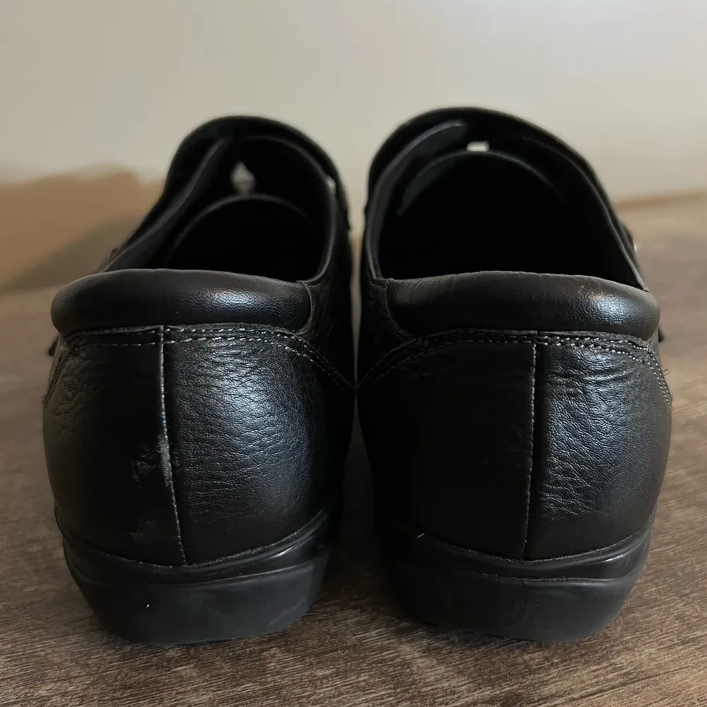 Abeo Aster Black Leather Casual Shoes Women’s Size 9.5 Customized Orthotics 24/7 - Image 4