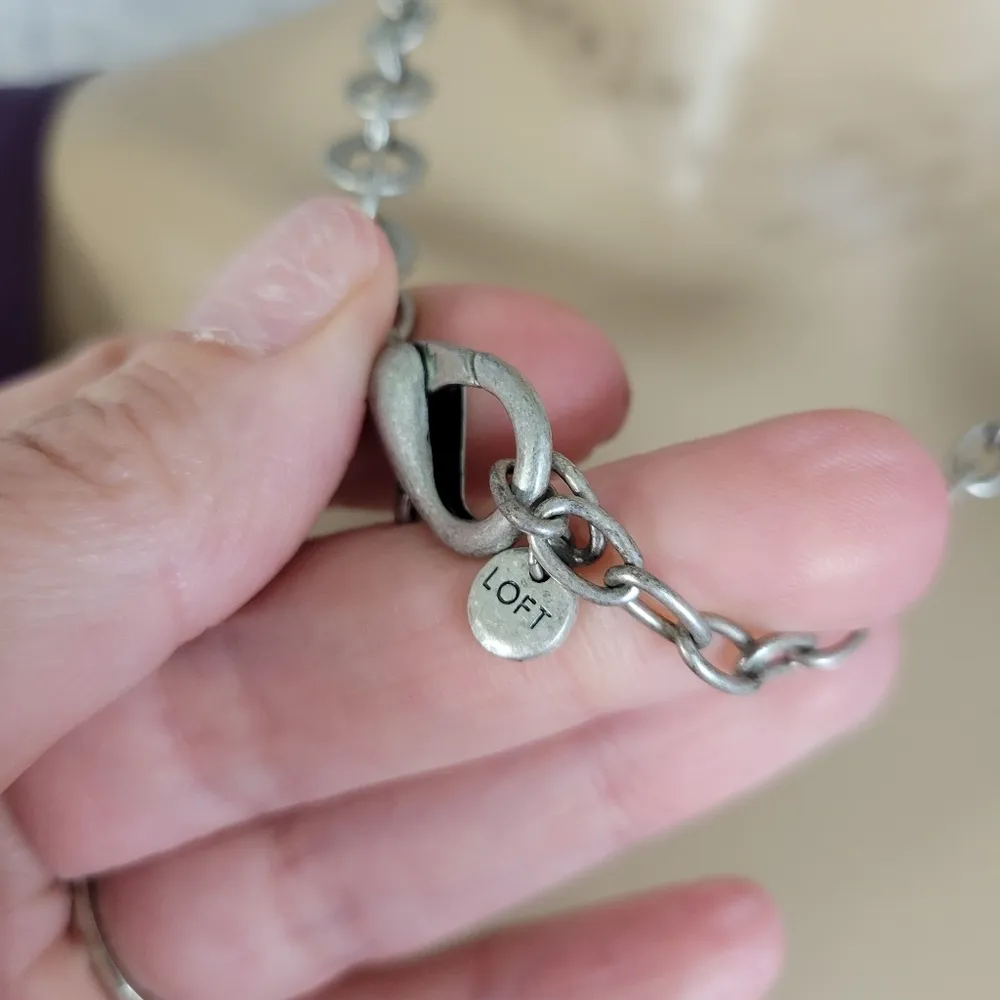 Loft Chunky Beaded Statement Necklace - Image 5