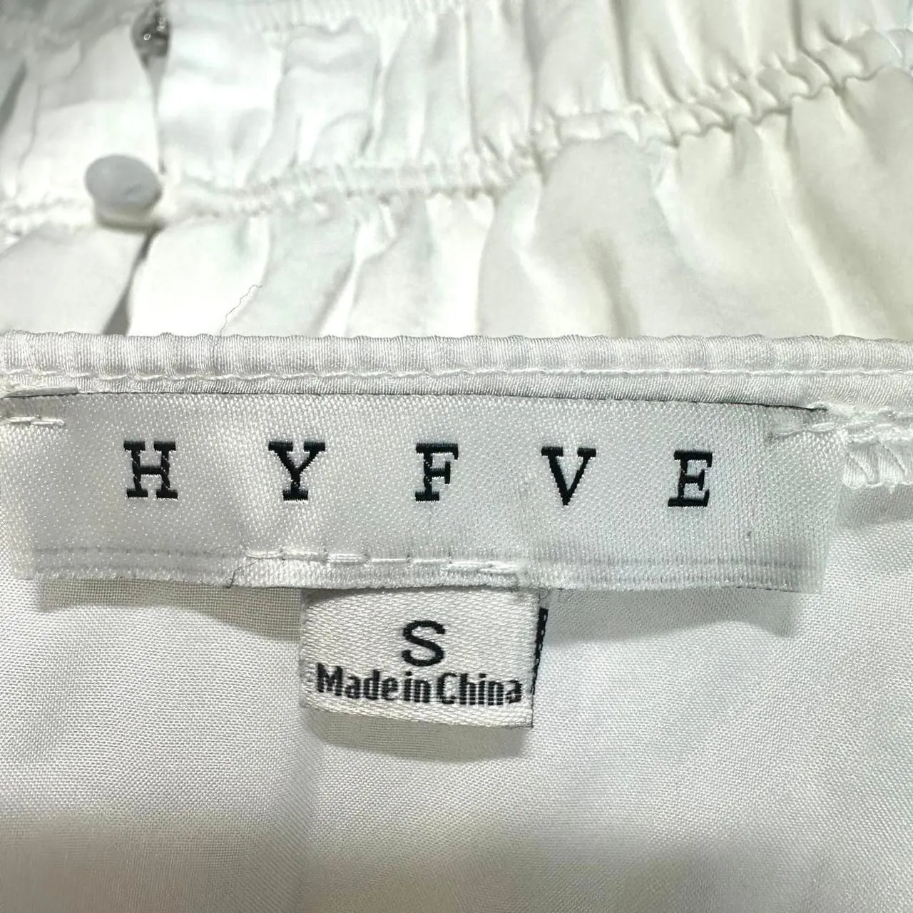 HYFVE White Lace Up Puff Sleeve Milkmaid Romper Women S Prairie Cottage Romantic - Image 5