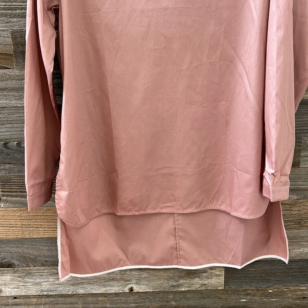 NWT Harshman Louise Tunic in Dusty Rose High Ruffle Neck Size XS Pink - Image 2