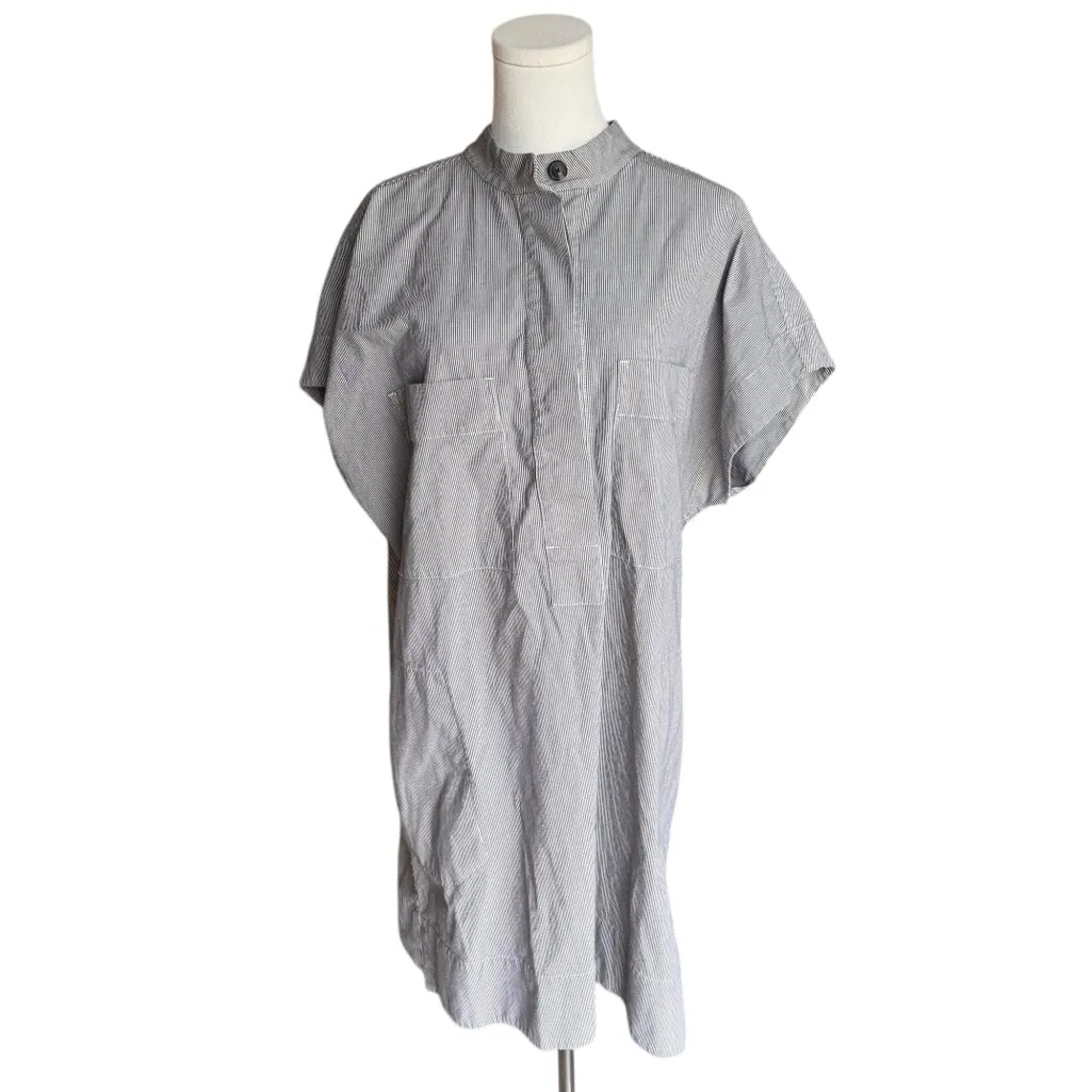 Everlane - The Easy Workwear Dress Striped Organic Cotton Sz XL - Image 3