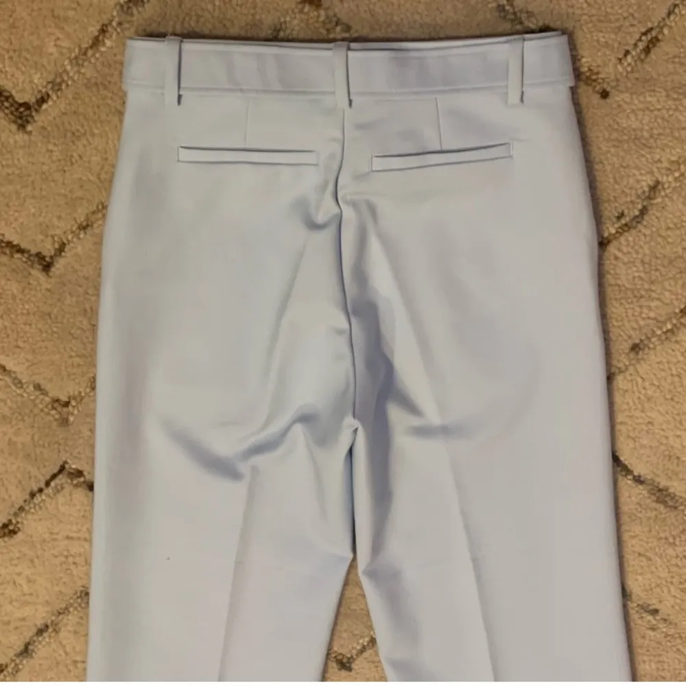 Crosby Light Blue Wide-Leg Cropped Pants - Image 5